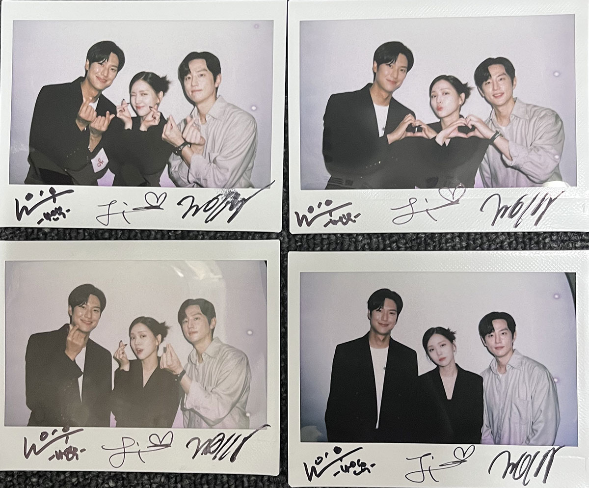 韓国ドラマ『ずっとあなたを待っていました』キャストのサイン入りチェキ