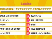 Lemino 2025年6月ランキング