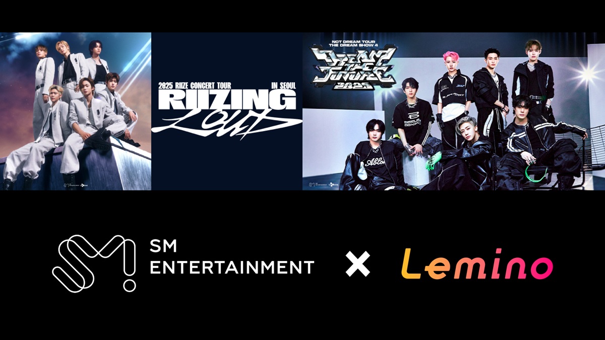 「SM ENTERTAINMENT×Lemino」第1弾！RIIZE、NCT DREAMのライブ映像を「Leminoプレミアム」にて独占配信！