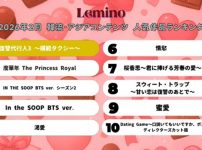 2026年2月のLemino韓流・アジア人気ランキング