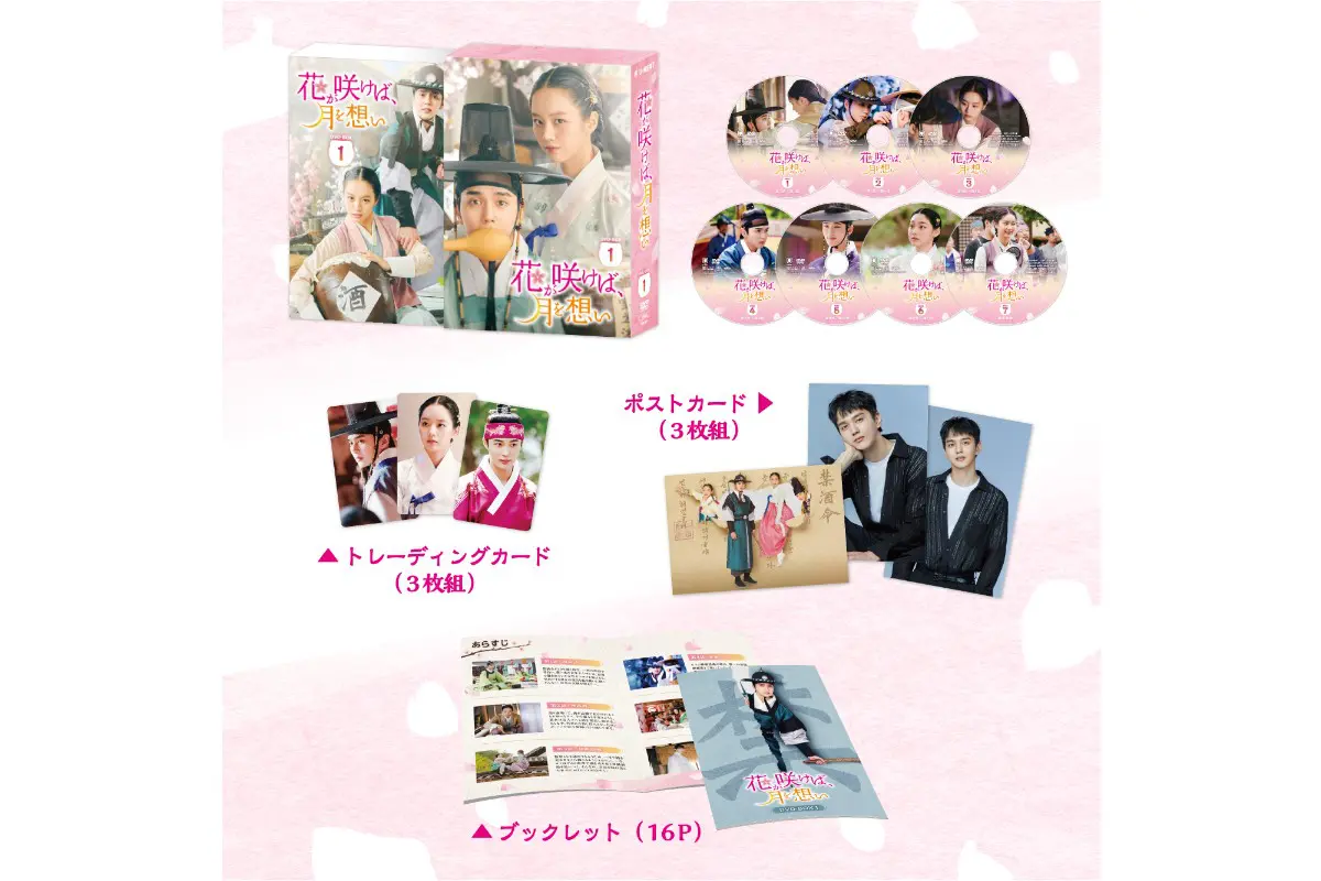 ユ・スンホ×イ・ヘリ主演の韓国ドラマ『花が咲けば、月を想い』DVD-BOX