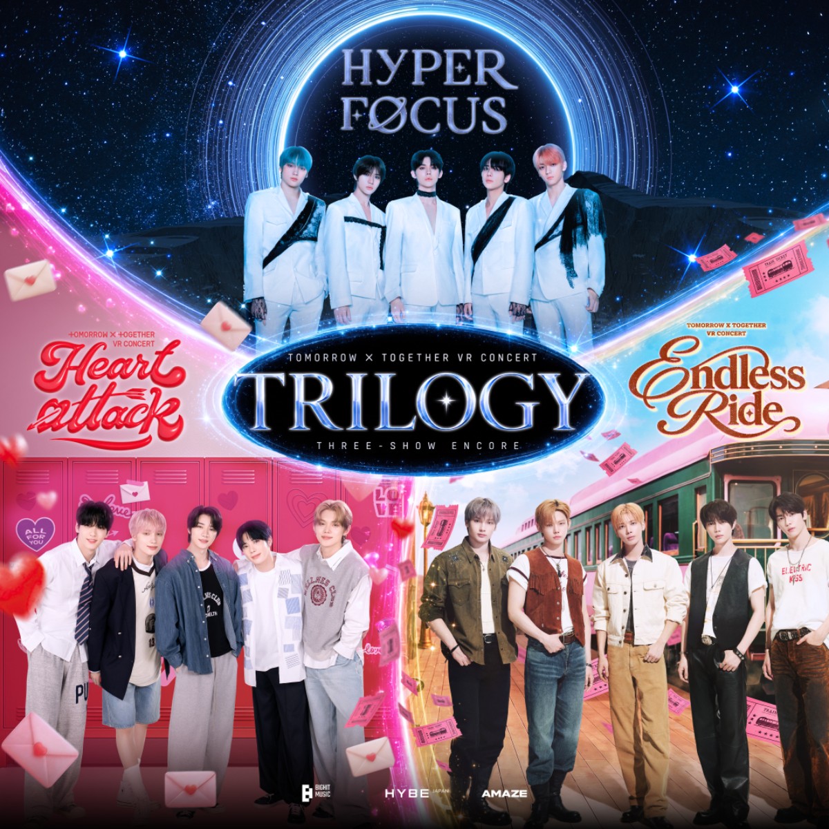 TXT VR CONCERT TRILOGY:HYPER FOCUS × HEART ATTACK × ENDLESS RIDE