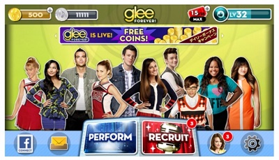 『Glee』の名曲と名場面がスマホで楽しめる!!　リズムアクションゲーム「Glee Forever!」が全世界で配信開始！