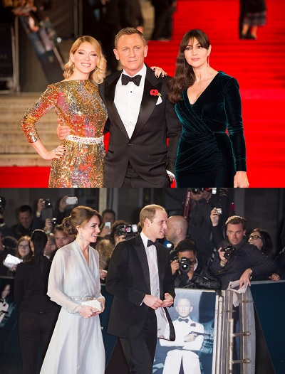 ウィリアム王子やキャサリン妃など豪華ゲスト多数！　『007 スペクター』英国ロイヤルプレミア