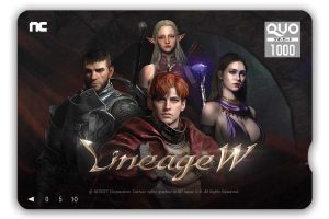 【プレゼント】オンラインRPG「リネージュW」大型アップデート記念!特製QUOカード