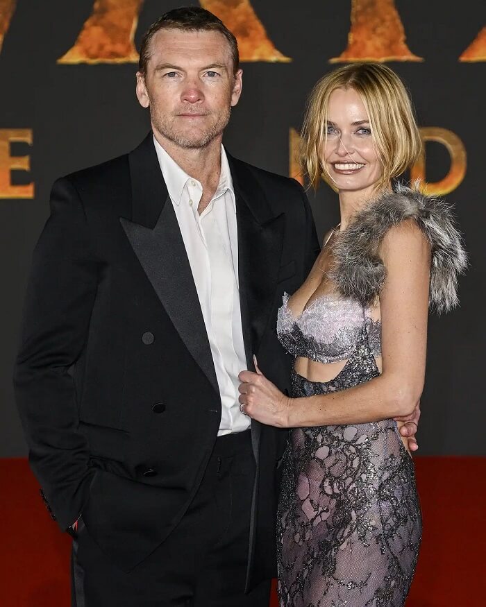 サム・ワーシントンと妻のララ
